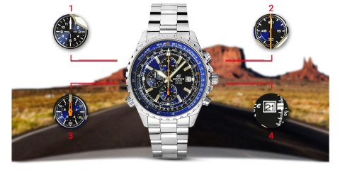 Zegarek Męski CASIO EDIFICE EF-527D-2AVUEF 10 BAR Zegarek Męski CASIO EDIFICE EF-527D-2AVUEF 10 BAR