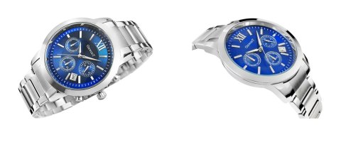 Zegarek Męski Giewont Apex Chrono GW6480-2 Chronograf Silver/Blue Zegarek Męski Giewont Apex Chrono GW6480-2 Chronograf Silver/Blue