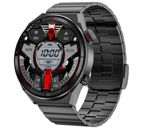 Smartwatch Rubicon RNCE99-2 Czarno-Czarny + Czarny Pasek Silikonowy Smartwatch Rubicon RNCE99-2 Czarno-Czarny + Czarny Pasek Silikonowy