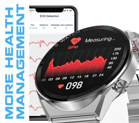 Smartwatch Rubicon RNCE99-2 Czarno-Czarny + Czarny Pasek Silikonowy Smartwatch Rubicon RNCE99-2 Czarno-Czarny + Czarny Pasek Silikonowy