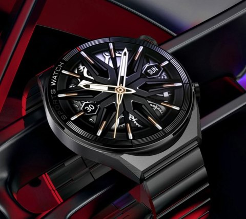 Smartwatch Rubicon RNCE99-2 Czarno-Czarny + Czarny Pasek Silikonowy Smartwatch Rubicon RNCE99-2 Czarno-Czarny + Czarny Pasek Silikonowy