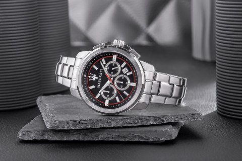 Zegarek Męski Maserati Successo R8873621009 + BOX Zegarek Męski Maserati Successo R8873621009 + BOX