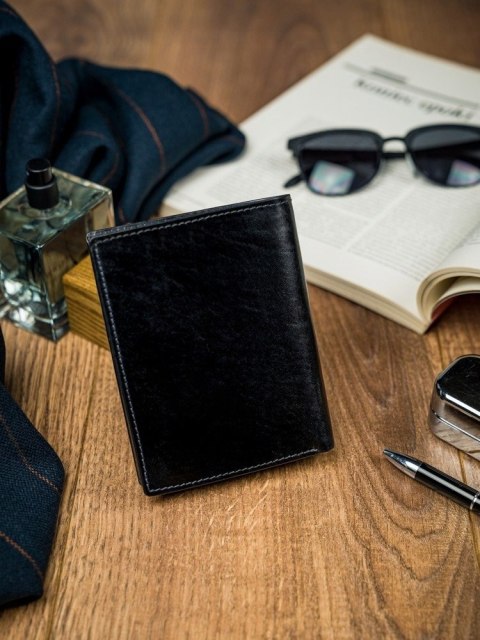 Rewelacyjny, piękny duży portfel męski ze skóry licowej - Rovicky Rewelacyjny, piękny duży portfel męski ze skóry licowej - Rovicky