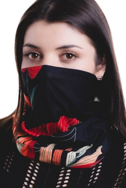 Komin damski z nadrukiem kwiatowym, chusta Rovicky Komin damski z nadrukiem kwiatowym, chusta Rovicky