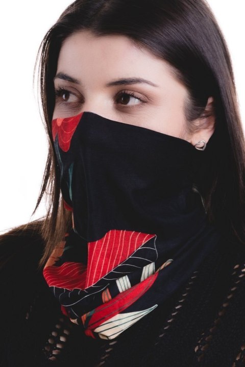 Komin damski z nadrukiem kwiatowym, chusta Rovicky Komin damski z nadrukiem kwiatowym, chusta Rovicky