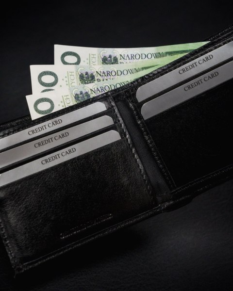 Portfel męski z naturalnej skóry licowej, etui z okienkiem na zdjęcie - Rovicky Portfel męski z naturalnej skóry licowej, etui z okienkiem na zdjęcie - Rovicky