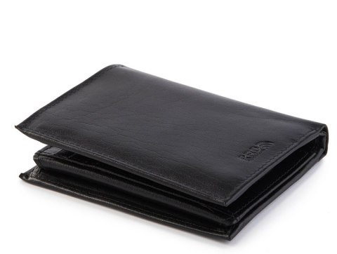 Pionowy portfel męski na karty z ochroną RFID Blocking System - Peterson Pionowy portfel męski na karty z ochroną RFID Blocking System - Peterson