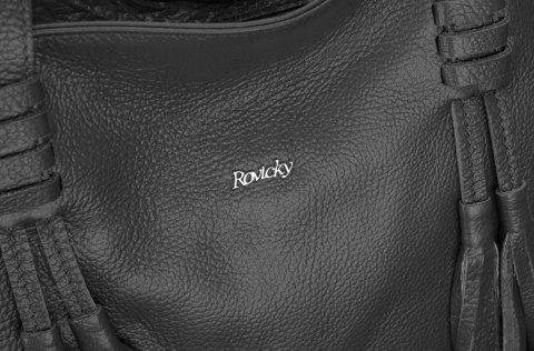 Duża shopperka damska z frędzlami - Rovicky Duża shopperka damska z frędzlami - Rovicky