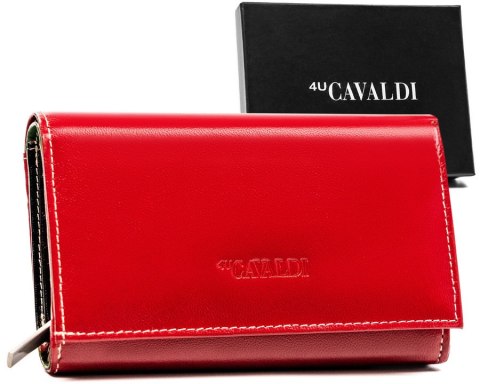 Duży, skórzany portfel damski z systemem RFID - 4U Cavaldi Duży, skórzany portfel damski z systemem RFID - 4U Cavaldi