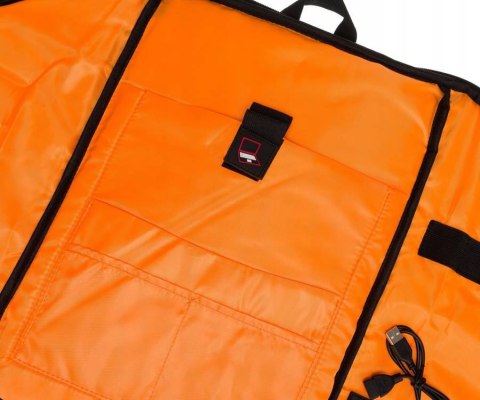Pojemny plecak miejski z portem USB na laptopa - Cavaldi Pojemny plecak miejski z portem USB na laptopa - Cavaldi