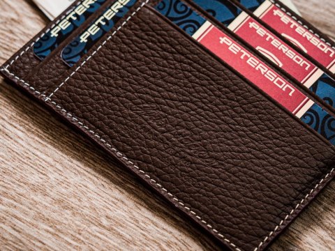 Skórzane etui na dokumenty i banknoty - Peterson Skórzane etui na dokumenty i banknoty - Peterson
