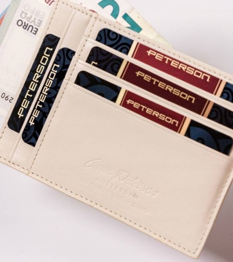 Skórzane etui na dokumenty i banknoty - Peterson Skórzane etui na dokumenty i banknoty - Peterson