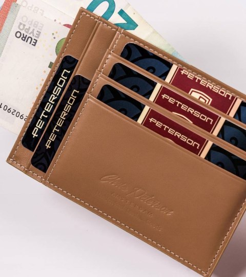 Skórzane etui na dokumenty i banknoty - Peterson Skórzane etui na dokumenty i banknoty - Peterson