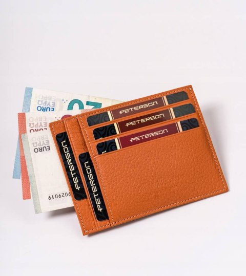 Skórzane etui na dokumenty i banknoty - Peterson Skórzane etui na dokumenty i banknoty - Peterson