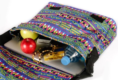 Materiałowa torba na laptopa do 15 cali - Loren Materiałowa torba na laptopa do 15 cali - Loren