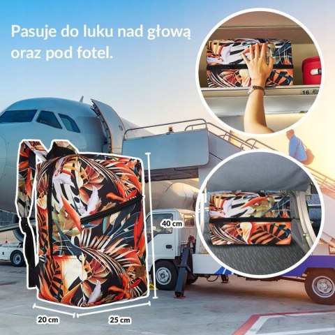 Plecak-torba podróżna z uchwytem na walizkę - Peterson Plecak-torba podróżna z uchwytem na walizkę - Peterson