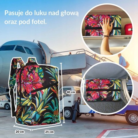 Plecak-torba podróżna z uchwytem na walizkę - Peterson Plecak-torba podróżna z uchwytem na walizkę - Peterson