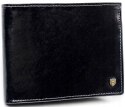 Skórzany portfel męski z systemem RFID - Rovicky