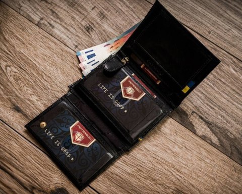 Skórzany, duży portfel męski bez zapięcia - Peterson Skórzany, duży portfel męski bez zapięcia - Peterson