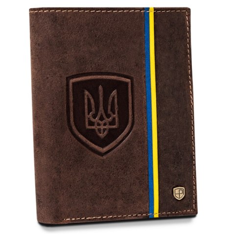 Skórzany portfel męski bez zapięcia z systemem RFID - Peterson Skórzany portfel męski bez zapięcia z systemem RFID - Peterson
