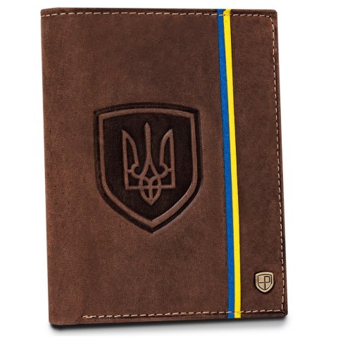 Skórzany portfel męski w orientacji pionowej z systemem RFID - Peterson Skórzany portfel męski w orientacji pionowej z systemem RFID - Peterson