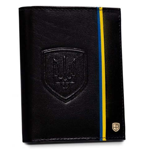 Skórzany portfel męski w orientacji pionowej z systemem RFID - Peterson Skórzany portfel męski w orientacji pionowej z systemem RFID - Peterson