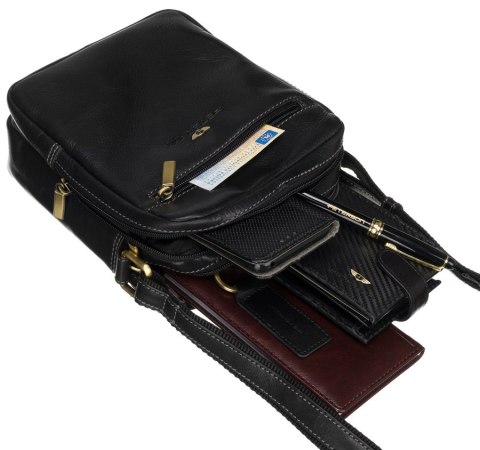 Torba skórzana PTN TB-709-COM BLACK Torba skórzana PTN TB-709-COM BLACK