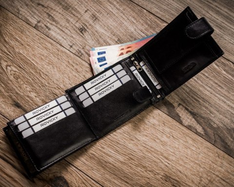 Elegancki portfel męski z systemem antyskimmingowym RFID Protect - Rovicky Elegancki portfel męski z systemem antyskimmingowym RFID Protect - Rovicky
