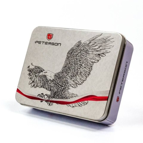 Pojemny, skórzany portfel męski z systemem RFID - Peterson Pojemny, skórzany portfel męski z systemem RFID - Peterson