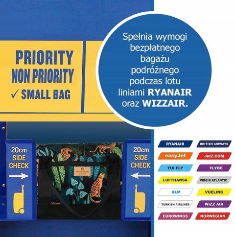 Wzorzysta torba podróżna na bagaż podręczny - Peterson Wzorzysta torba podróżna na bagaż podręczny - Peterson