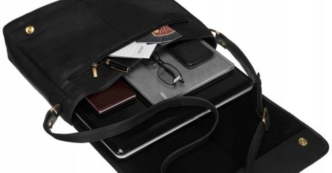 Pojemna, skórzana torba na laptopa do 15 cali - Peterson Pojemna, skórzana torba na laptopa do 15 cali - Peterson