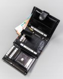 Duży, skórzany portfel męski z systemem RFID - Rovicky