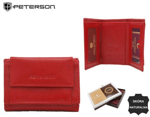 Skórzany, klasyczny, mały portfel damski - Peterson Skórzany, klasyczny, mały portfel damski - Peterson