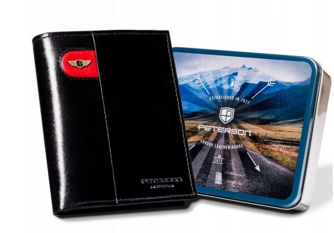Duży portfel męski bez zapięcia - Peterson Duży portfel męski bez zapięcia - Peterson
