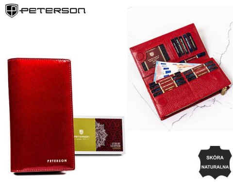 Elegancki portfel damski na magnes - Peterson Elegancki portfel damski na magnes - Peterson