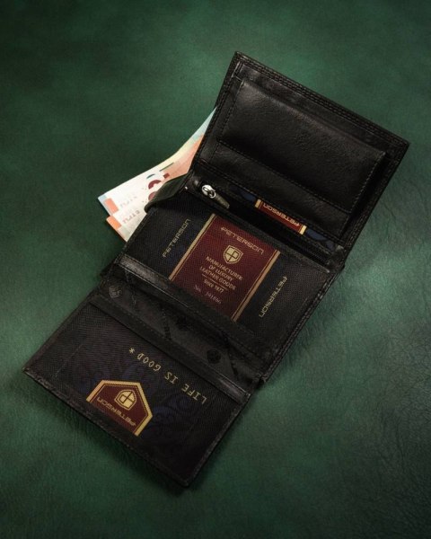 Elegancki, skórzany portfel męski - Peterson Elegancki, skórzany portfel męski - Peterson
