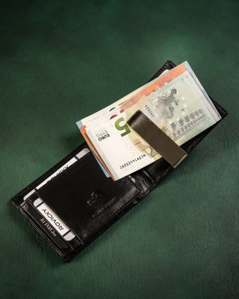 Skórzana banknotówka męska z systemem RFID Protect - Cavaldi Skórzana banknotówka męska z systemem RFID Protect - Cavaldi