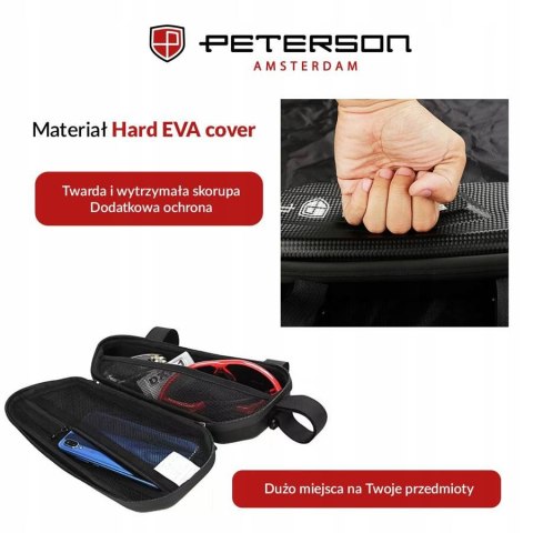 Wodoodporna torba rowerowa pod ramę - Peterson Wodoodporna torba rowerowa pod ramę - Peterson