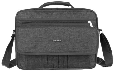 Materiałowa torba na laptopa do 15 cali - Rovicky Materiałowa torba na laptopa do 15 cali - Rovicky