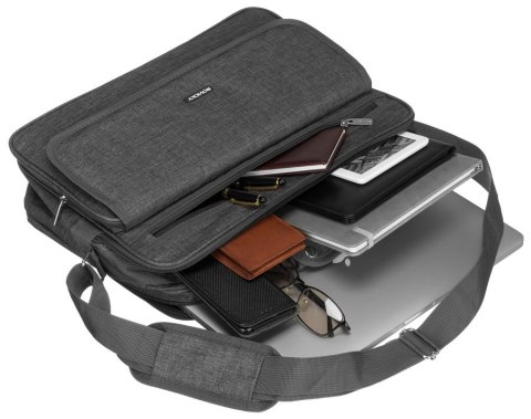 Pojemna, materiałowa torba na laptopa - Rovicky Pojemna, materiałowa torba na laptopa - Rovicky