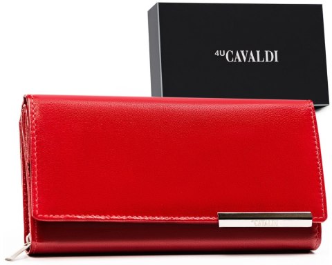Elegancki, skórzany portfel damski - 4U Cavaldi Elegancki, skórzany portfel damski - 4U Cavaldi