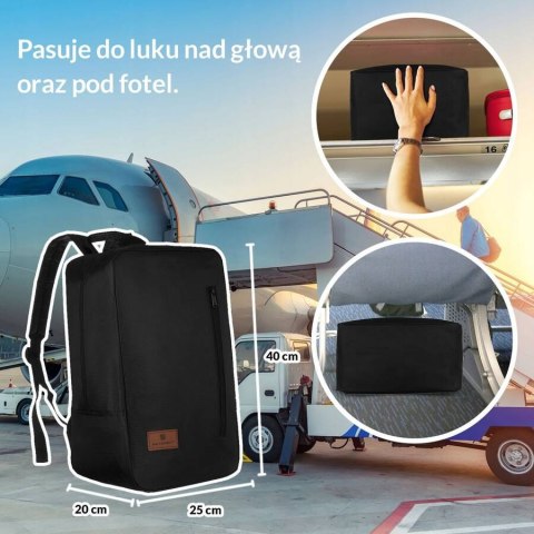 Poręczny, wodoodporny plecak-bagaż podręczny do samolotu - Peterson Poręczny, wodoodporny plecak-bagaż podręczny do samolotu - Peterson
