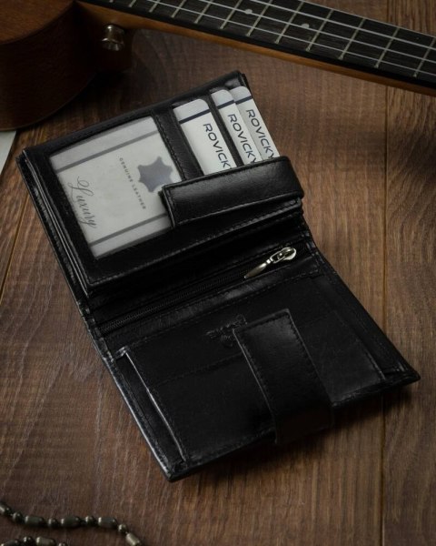 Skórzany portfel męski z systemem RFID - 4U Cavaldi Skórzany portfel męski z systemem RFID - 4U Cavaldi