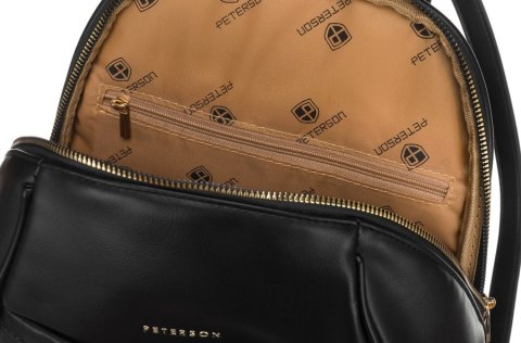 Elegancki plecak damski ze skóry ekologicznej - Peterson Elegancki plecak damski ze skóry ekologicznej - Peterson
