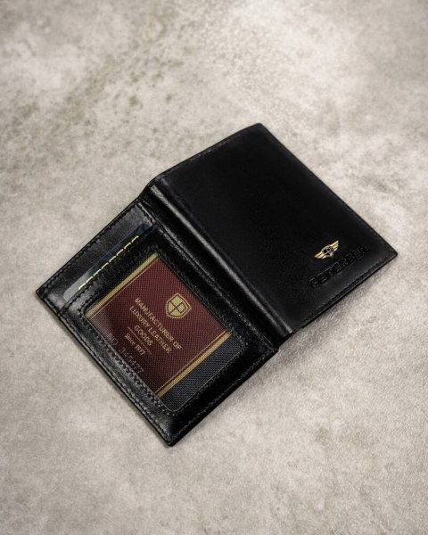 Zestaw prezentowy: skórzany portfel męski, etui i brelok - Peterson Zestaw prezentowy: skórzany portfel męski, etui i brelok - Peterson