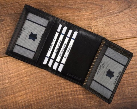Etui na karty i dokumenty ze skóry naturalnej - Rovicky Etui na karty i dokumenty ze skóry naturalnej - Rovicky