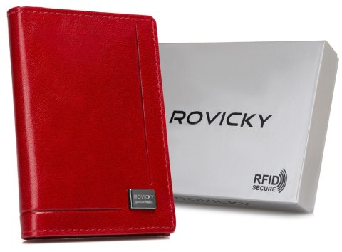 Etui na karty i dokumenty ze skóry naturalnej - Rovicky Etui na karty i dokumenty ze skóry naturalnej - Rovicky