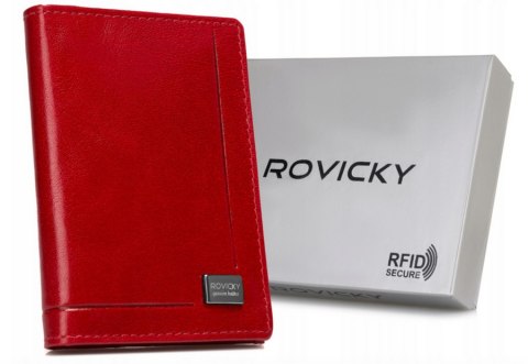 Etui na karty i dokumenty ze skóry naturalnej - Rovicky Etui na karty i dokumenty ze skóry naturalnej - Rovicky