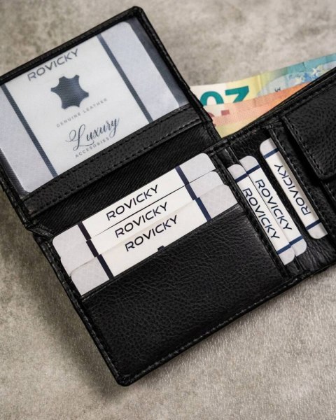 Zestaw prezentowy: portfel i brelok ze skóry ekologicznej - Rovicky Zestaw prezentowy: portfel i brelok ze skóry ekologicznej - Rovicky