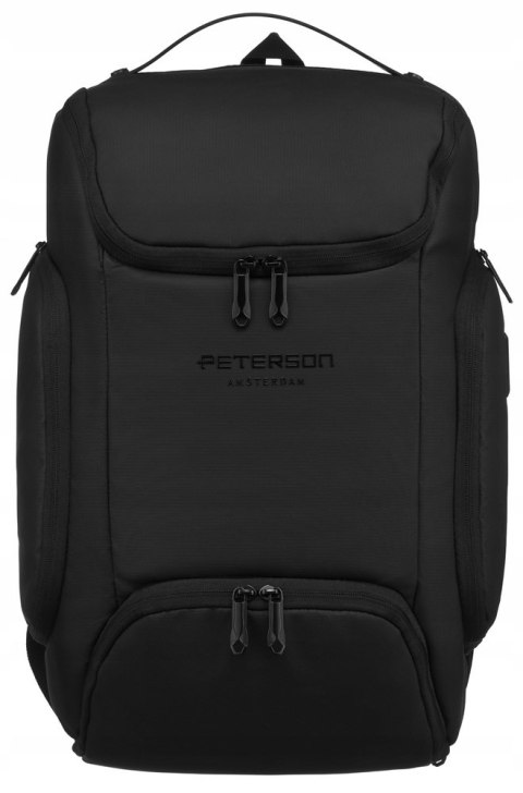 Pojemny plecak na laptopa z portem USB - Peterson Pojemny plecak na laptopa z portem USB - Peterson